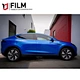 Blue Vinyl Car Wrap